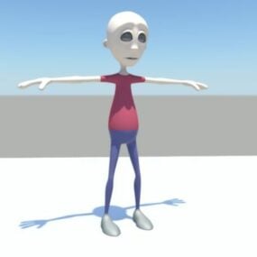 Humanoid Alien Rig 3d model
