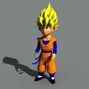 Son Goku 3d μοντέλο