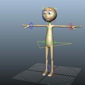 דגם 3D Person Rig