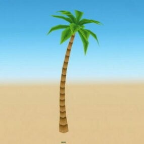 Cartoon Palm Tree 3d model