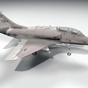 مدل سه بعدی داگلاس A-4 Skyhawk