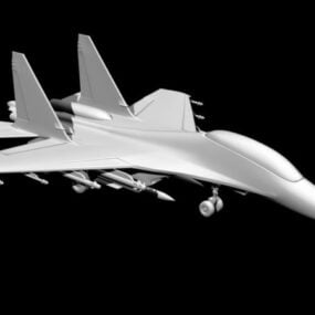 Mô hình máy bay chiến đấu 3d