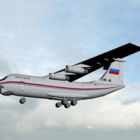 Il-76 戦略エアリフター 3D モデル