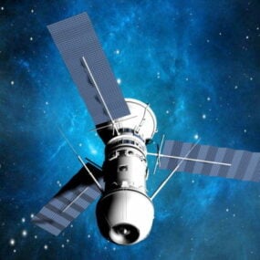 Artificial Satellite 3d model