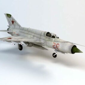 Mig-21 Jet Fighter 3d model