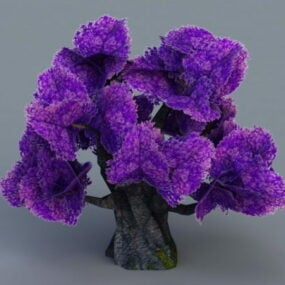 Purple Tree 3d model