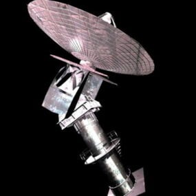Model 3D Radar Dish