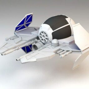 Mô hình 3d của Starfighter Jedi