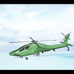 Army Attack Helicopter 3d model