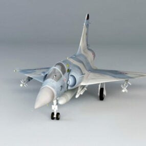 French Mirage 2000 Fighter 3d model