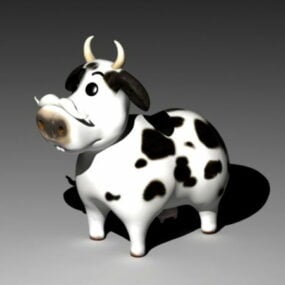 نموذج البقرة تلاعب 3D