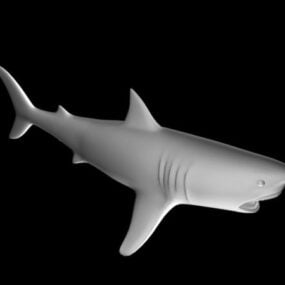 Modello 3d dello squalo spaventoso