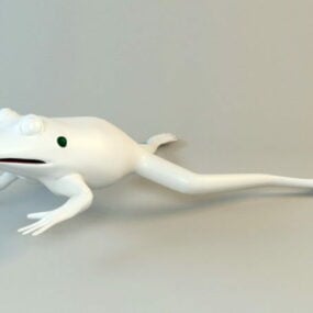 3D model žáby