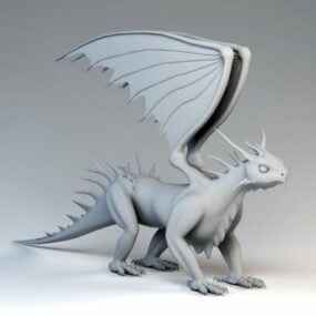 Dragon Wyverne modèle 3D