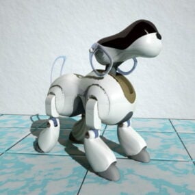 โมเดล 3 มิติสุนัขหุ่นยนต์