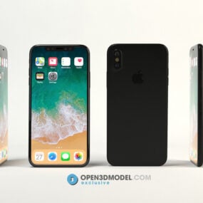 Apple Iphone X, Xs Modelo 3D