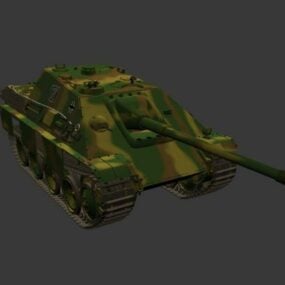 독일 Jagdpanther 탱크 구축함 3d 모델