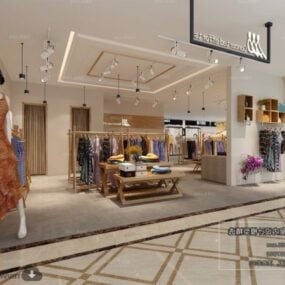 Fashion Shop Interior Scene 3d model