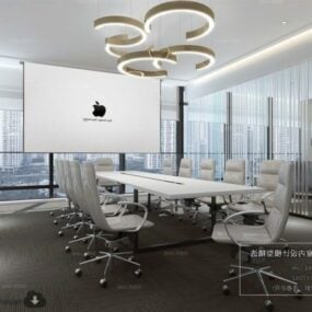 3D model scény interiéru mrakodrapu konferenční místnosti