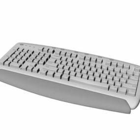107-key Windows Keyboard 3d model