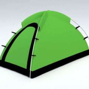3д модель палатки для кемпинга