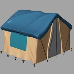Campingtelt 3d-modell