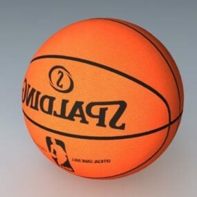 Modello 3d del pallone da basket Spalding