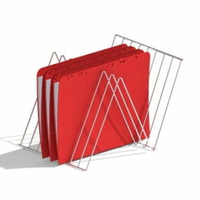 Wire File Folder Holder 3d model