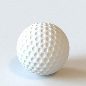 דגם כדור גולף תלת מימד