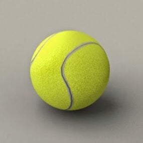 Modello 3d della pallina da tennis