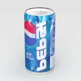 3D model plechovky Pepsi