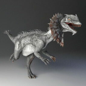 3d модель динозавра дилофозавра