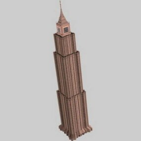 Wolkenkratzer-Gebäude 3D-Modell