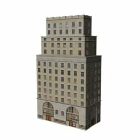 Modello 3d dell'edificio per uffici aziendali