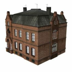 3д модель многоквартирного дома