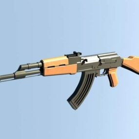 طراز Ak-47 ثلاثي الأبعاد