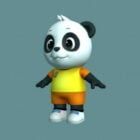 Przypinka Panda Cute Cartoon