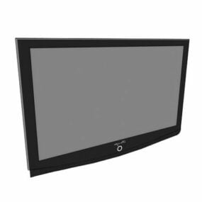 3d модель телевізора з плоским екраном