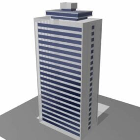 דגם תלת מימד של מגדלי משרדים רבי קומות