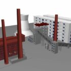 Industrielles Fabrikgebäude
