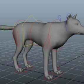 Wolf Rigged 3d model