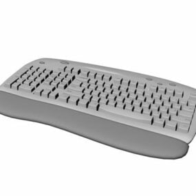 Ergonomisches Tastatur-3D-Modell