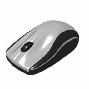 Modelo 3d de mouse de computador sem fio