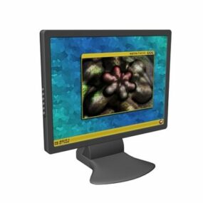 Monitor de computadora LCD modelo 3d
