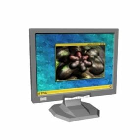 Monitor LCD modelo 3d