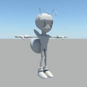Cartoon Bee 3d model