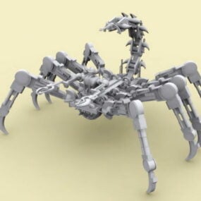 机器人蝎子3d模型