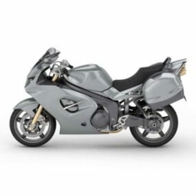 موتور سیکلت کروزر مدل سه بعدی