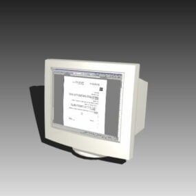 CRT-Monitor 3D-Modell