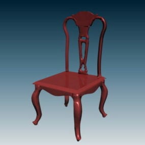 Antyczne krzesło do jadalni Model 3D